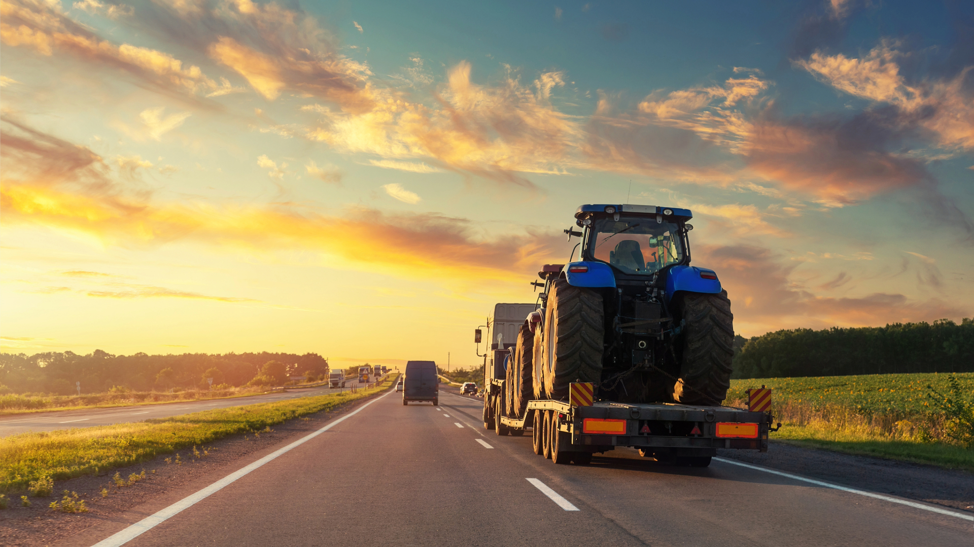 A truck being shipped across the country by ATC