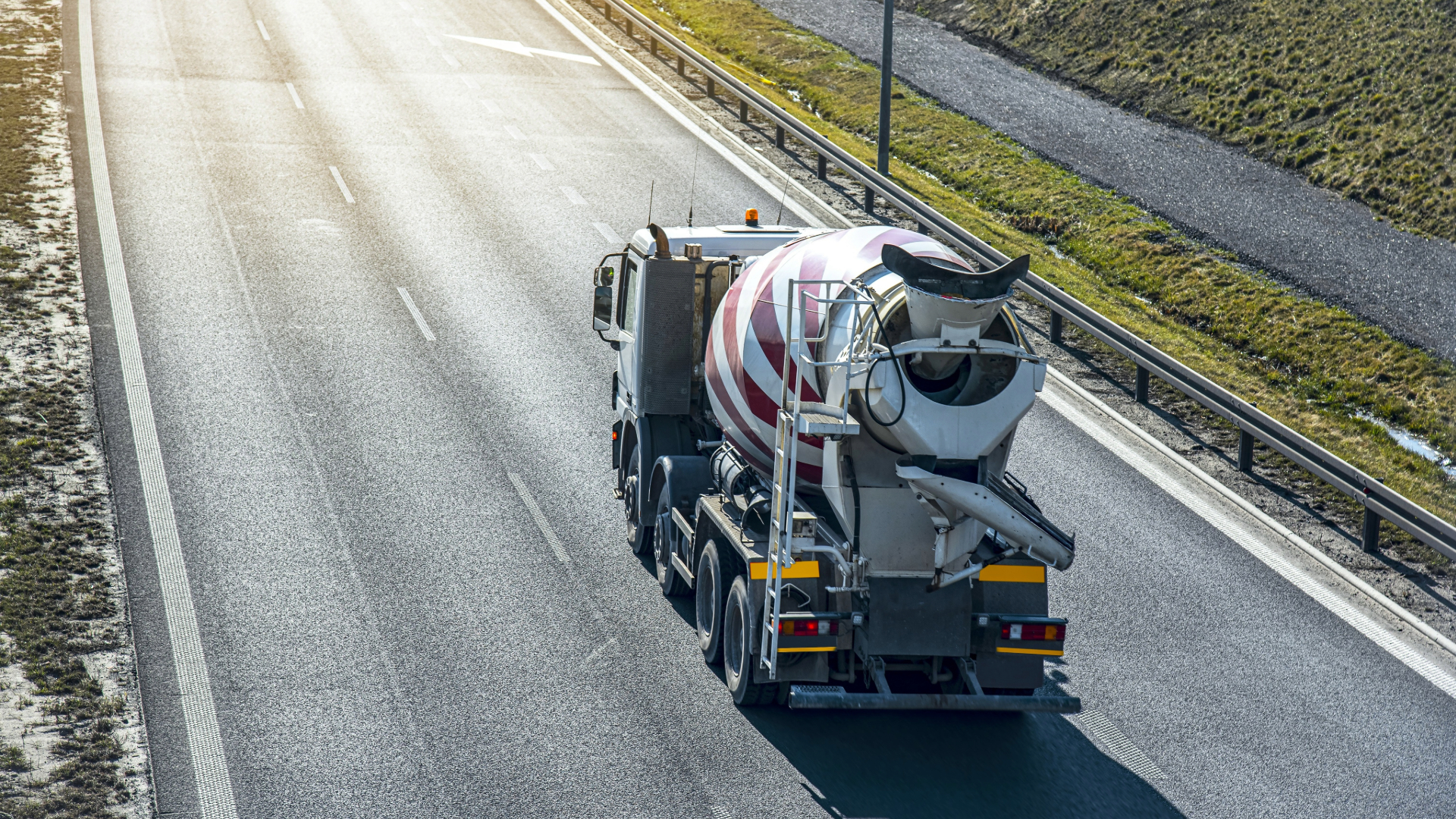 Trucks transporting materials to optimize supply chains