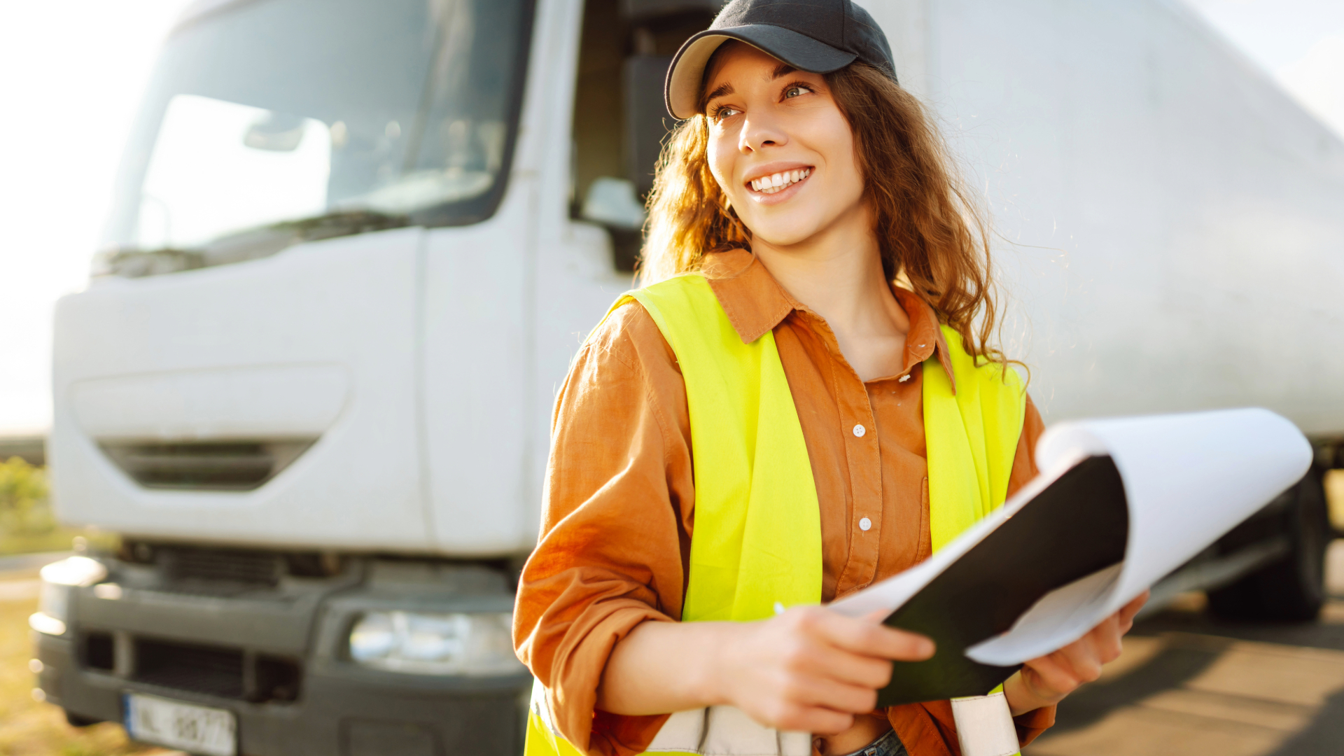 ATC driver ready to go on the road after checking her driver CSA score online