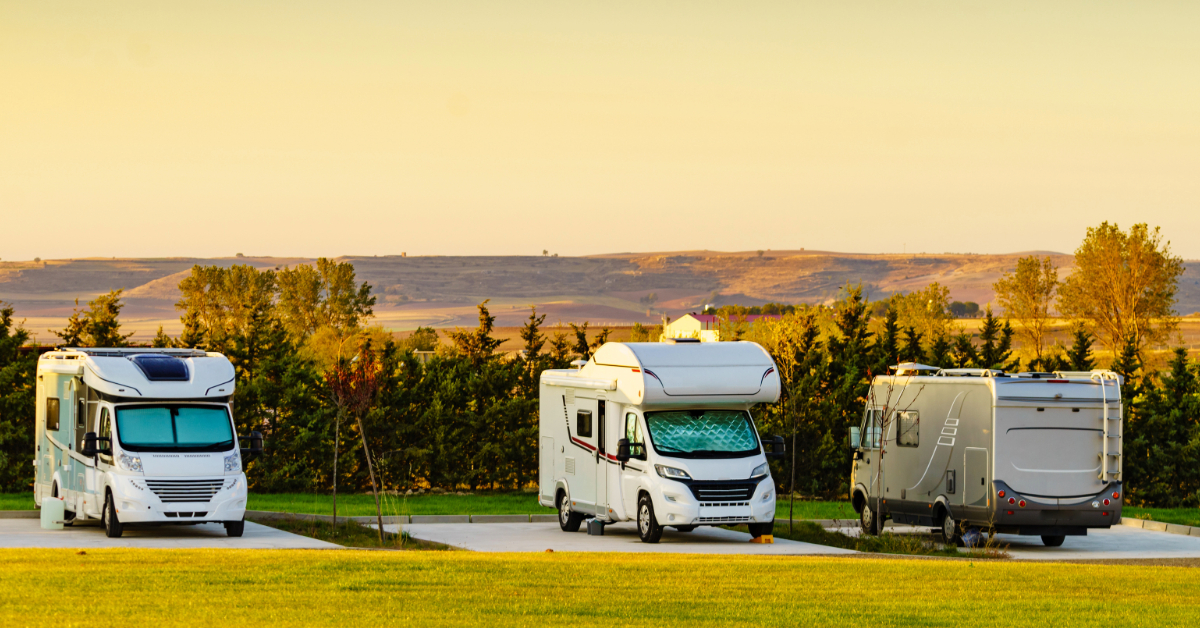 RV fleet after being driven away